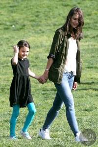 Katie Holmes and Suri Cruise have some Fun at the Park