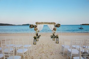 苏梅岛阿玛瑞度假酒店海滩婚礼