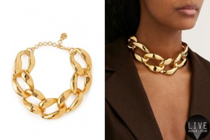 MISHO Chunky Chain brass necklace (Here to buy)