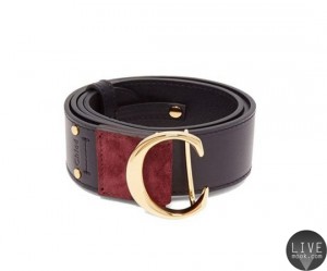 Chloé Monogram Buckle Leather Belt