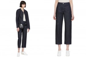 lemaire-ssense-exclusive-navy-twisted-jeans