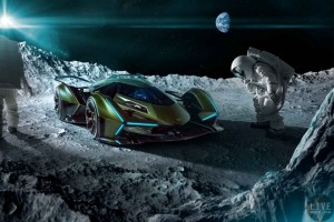01 - 兰博基尼Lambo V12 Vision GT概念车 - 月球情景