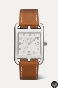 Hermès Timepieces 银白色方形手表